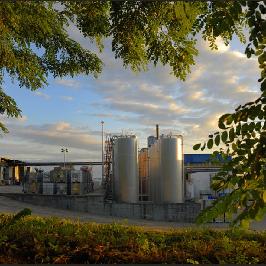 Speichim Processing industrial site in Beaufort-Orbagna (39). Séché Environnement.