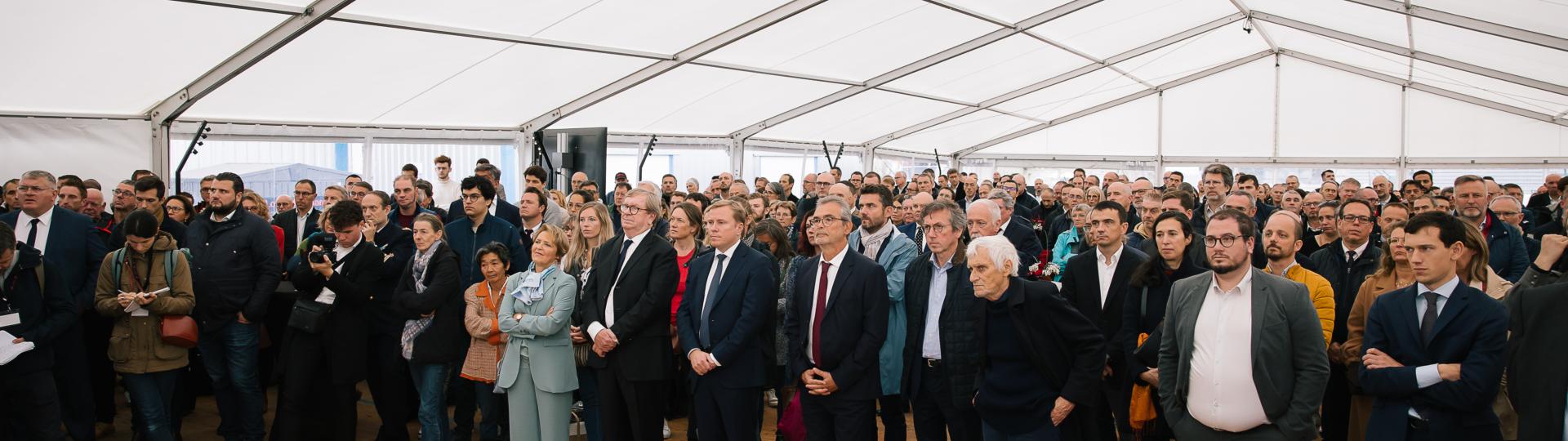 Inauguration du nouveau quartier général de Séché Urgences Interventions à La Gerche. @Laurine Pommard, Séché Environnement